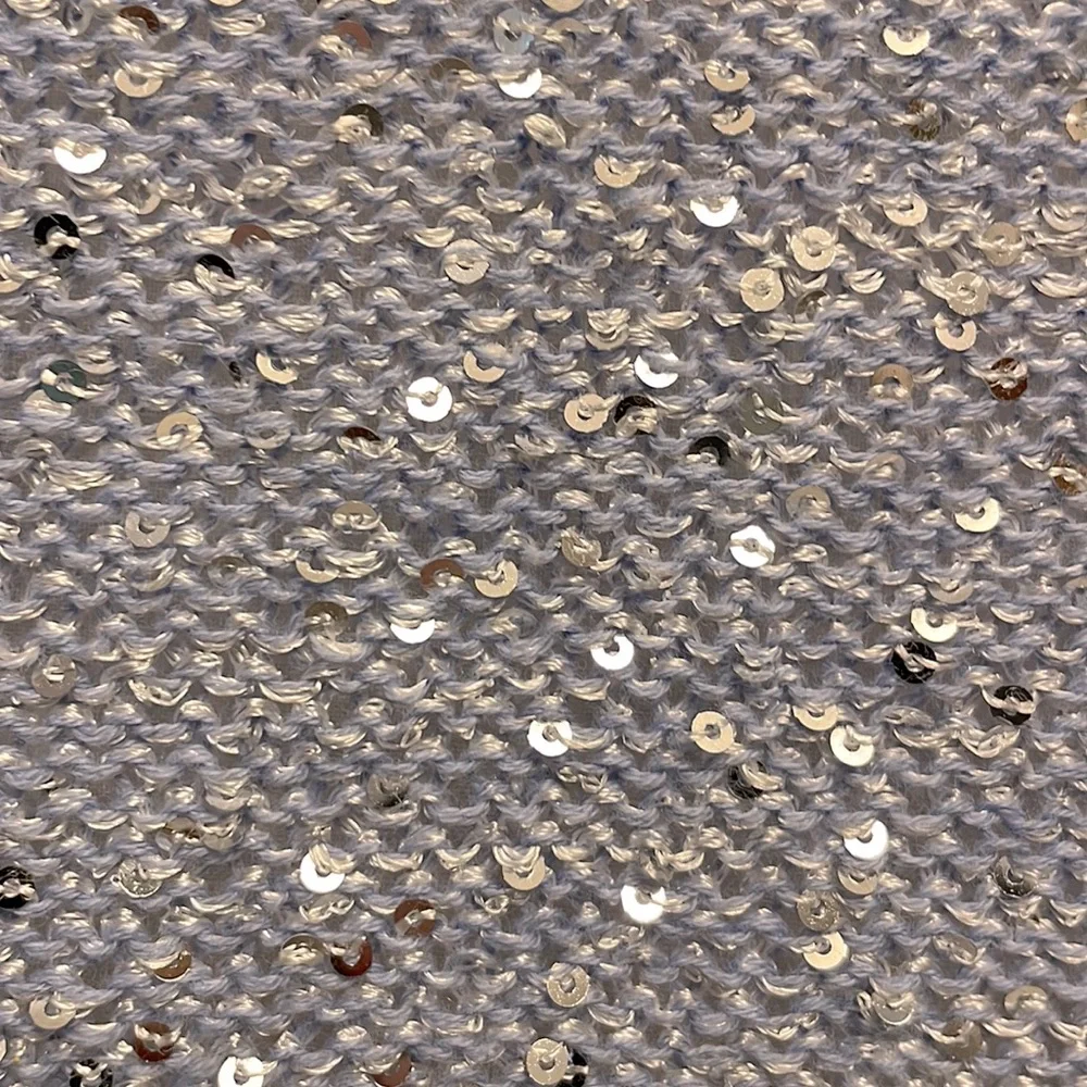 Laura Ashley Blue Ombré Sequined Cardigan - Picture 3 of 6